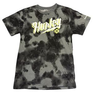 Hurley Boys Gray Crew Neck T-Shirt Size Large 12/13